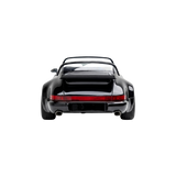 Black CRUZ Mini Monterey electric mini car, rear view.