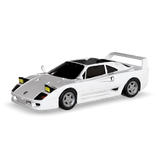 White CRUZ Mini Pebble electric mini car, front three-quarter view.