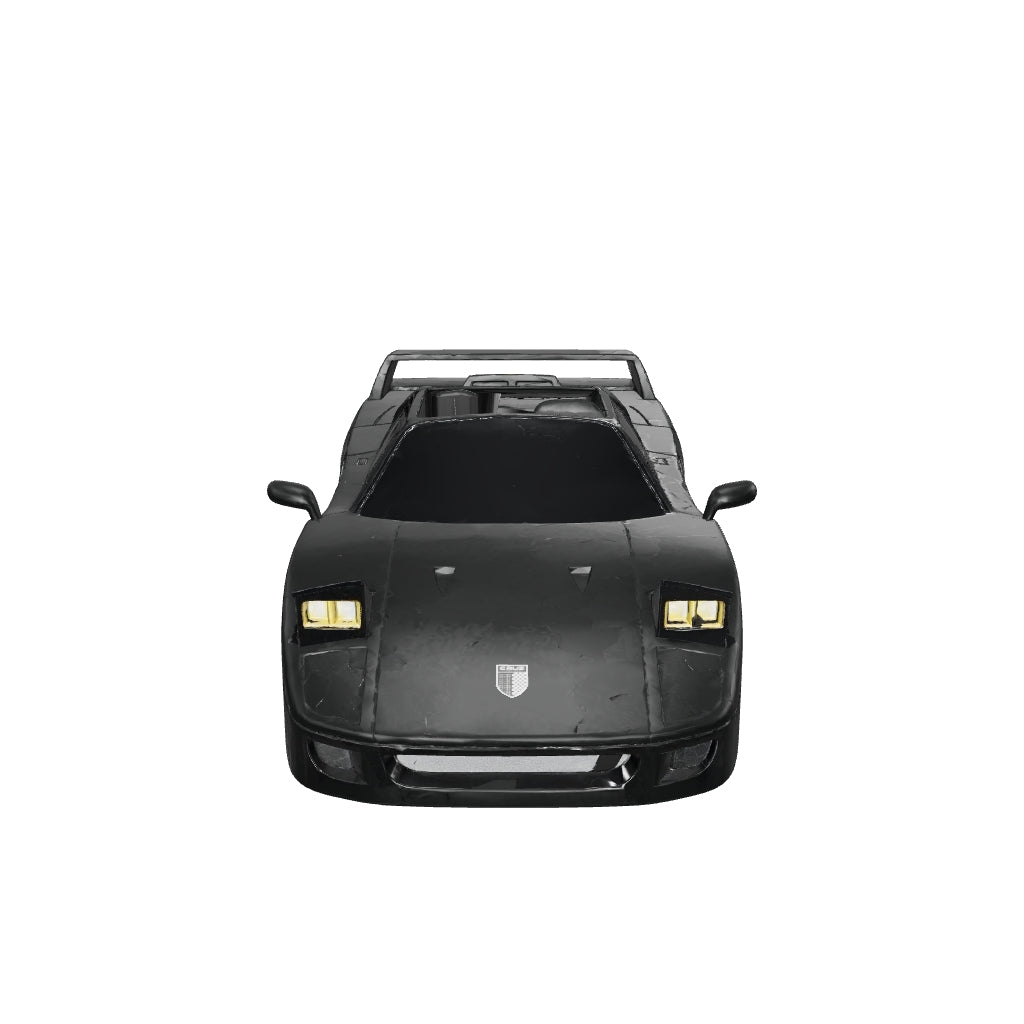 Interactive 3D model of the CRUZ Mini Pebble electric mini car in black